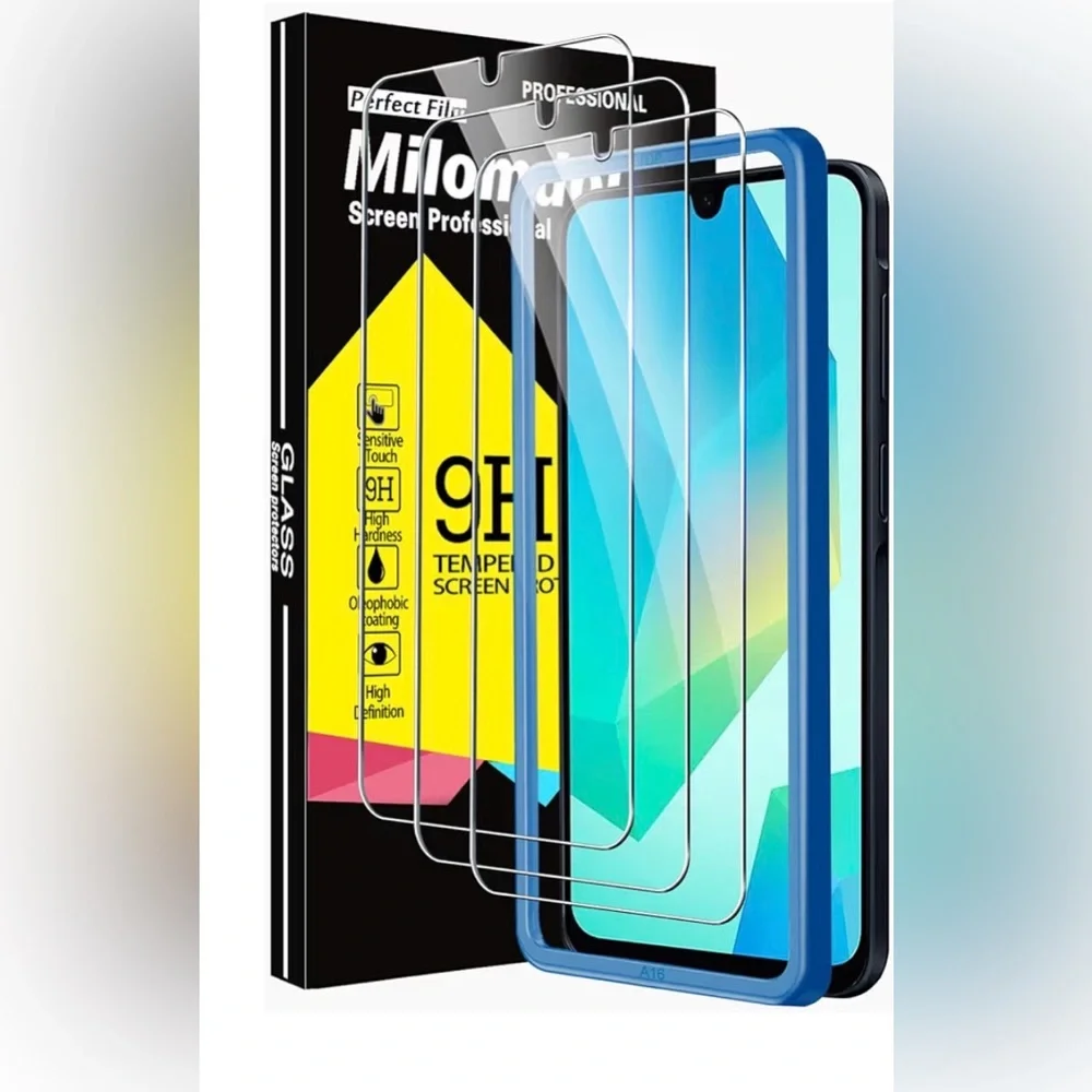 Samsung Galaxy A16 5GTempered Glass Screen Protector for Smartphones - Clear x 3